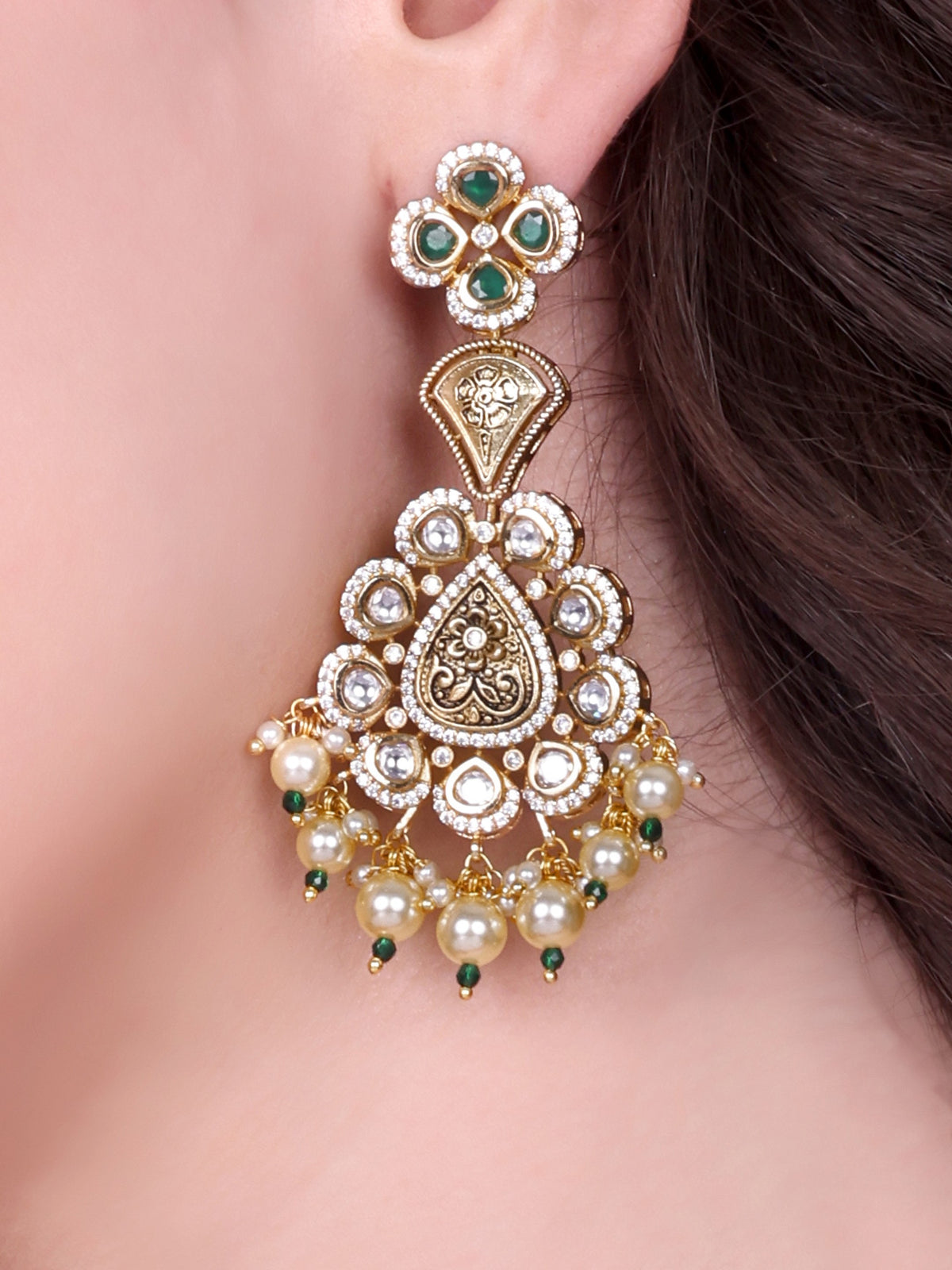 Gulabi Designer Meenakari Kundan Necklace Set