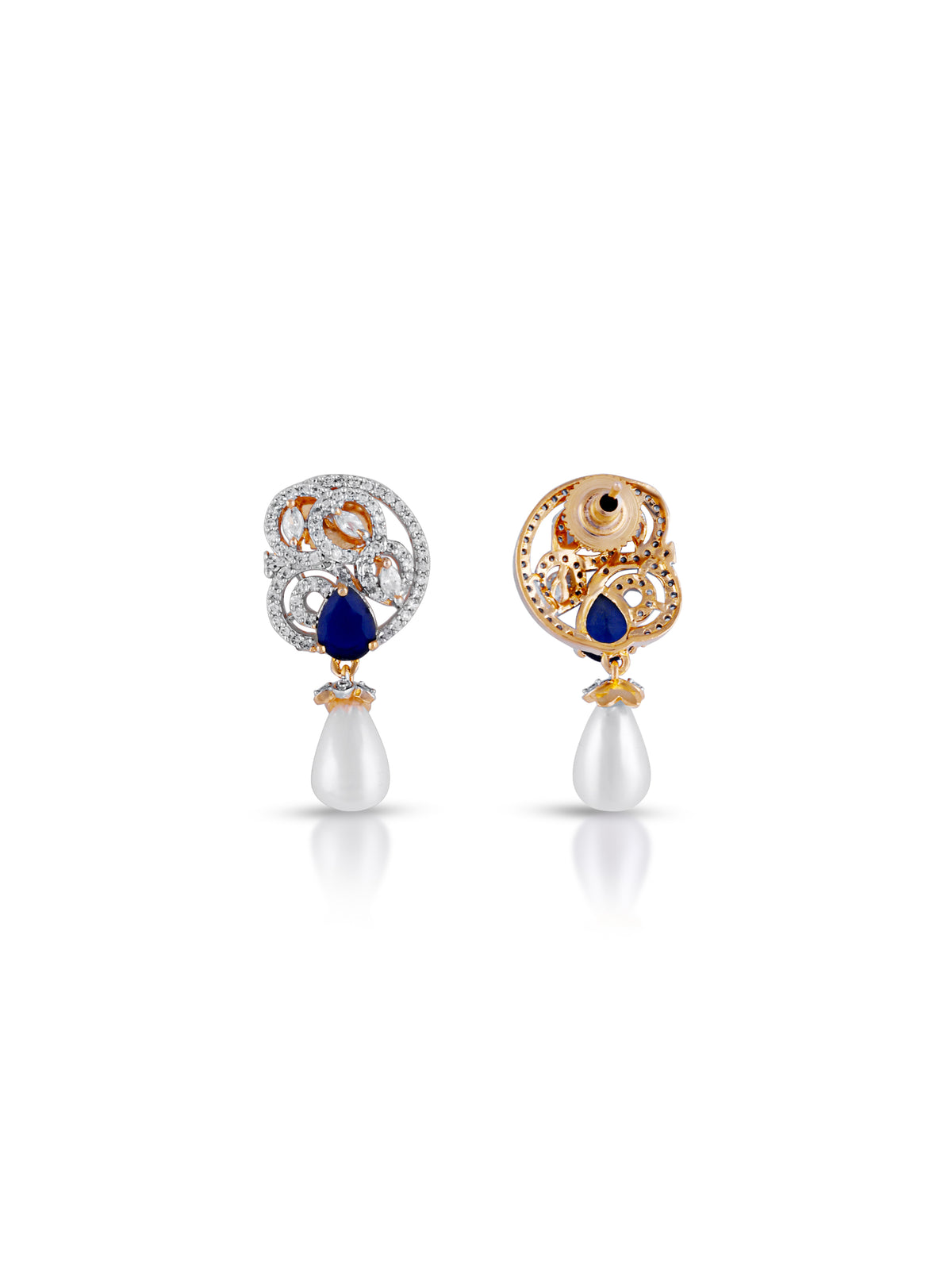 Celeste Pearl Sapphire Pendant Set