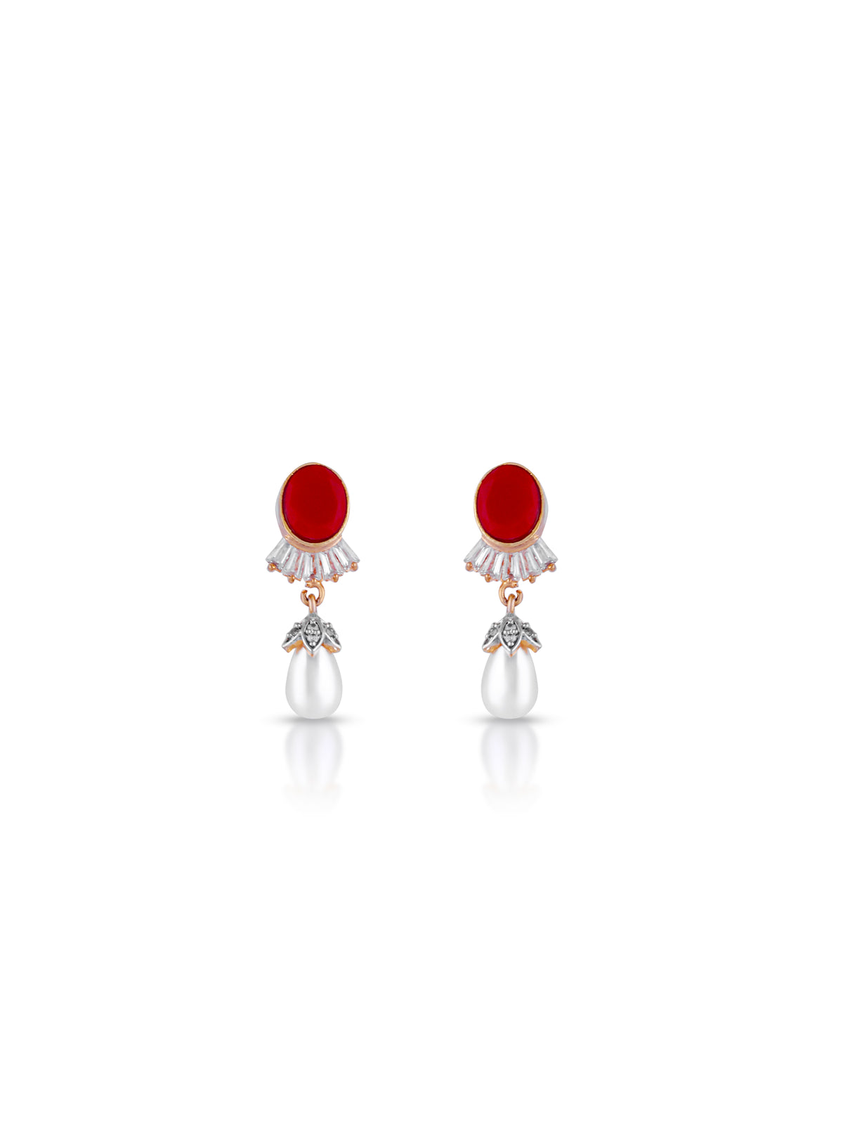 Elara Pearl Coral Pendant Set