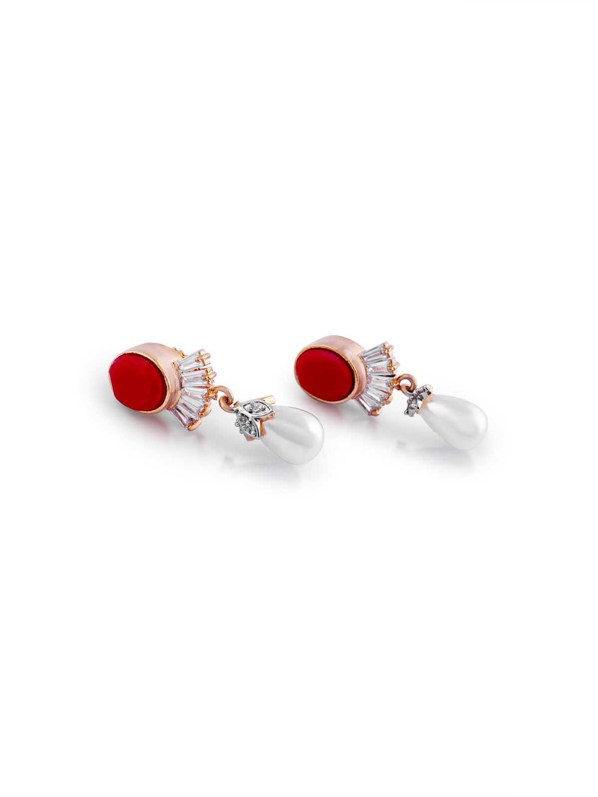 Elara Pearl Coral Pendant Set