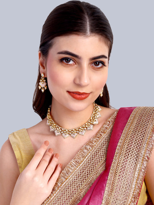 Padmini Bridal Kundan Designer Necklace Set