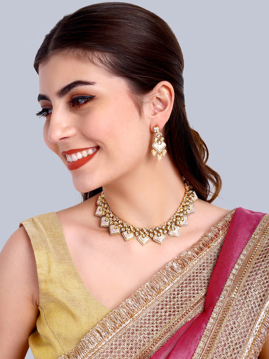 Padmini Bridal Kundan Designer Necklace Set