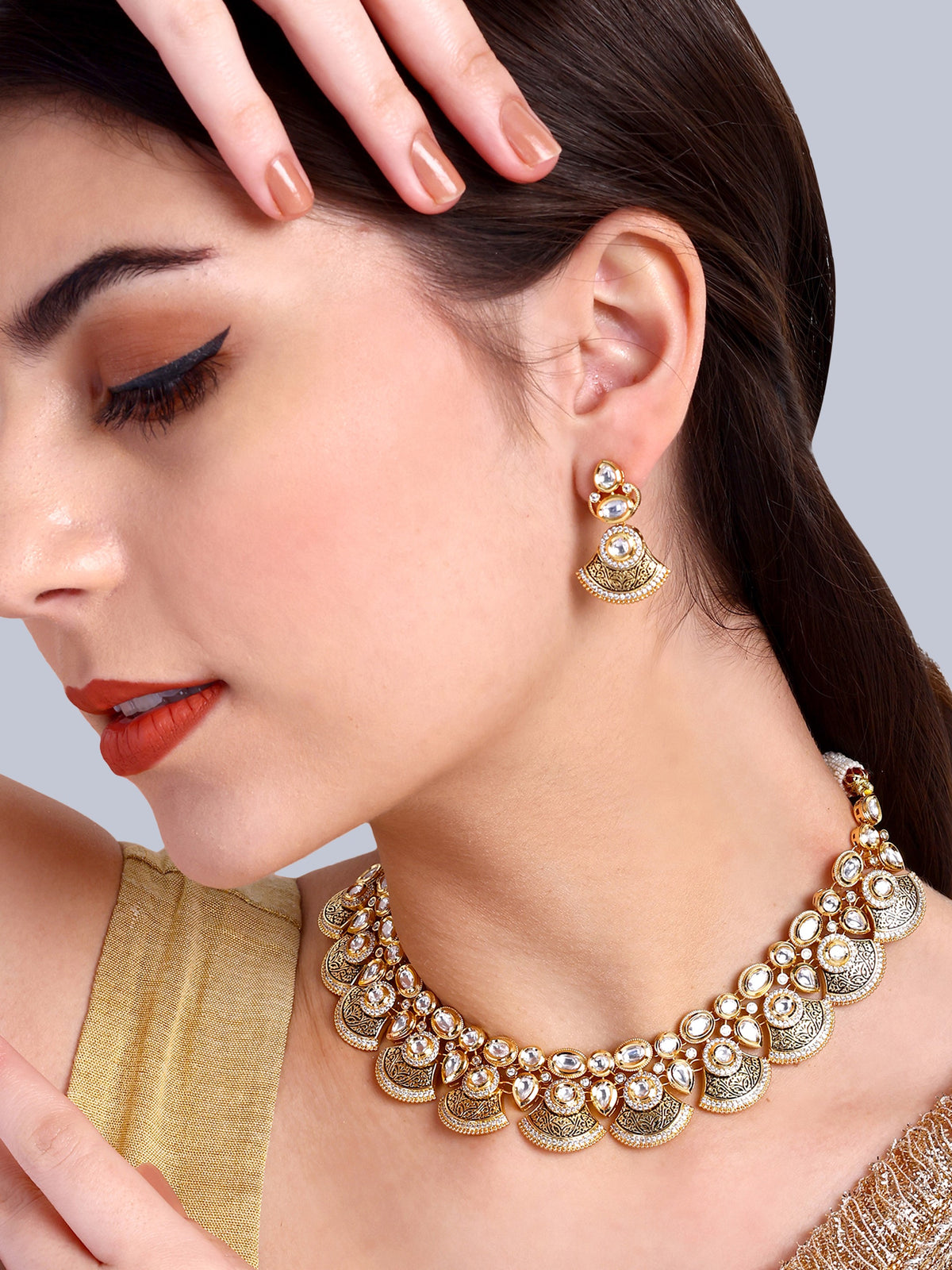 Utsav Designer Kundan Necklace Set