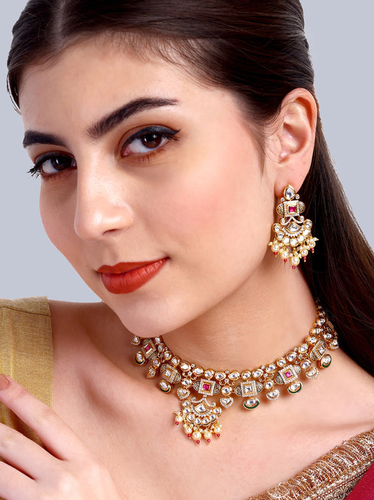 Kundan Prabha Designer Necklace Set