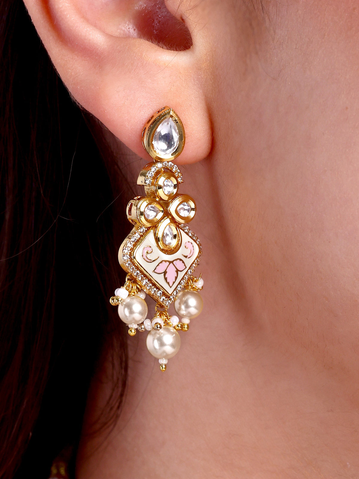 Padmini Bridal Kundan Designer Necklace Set