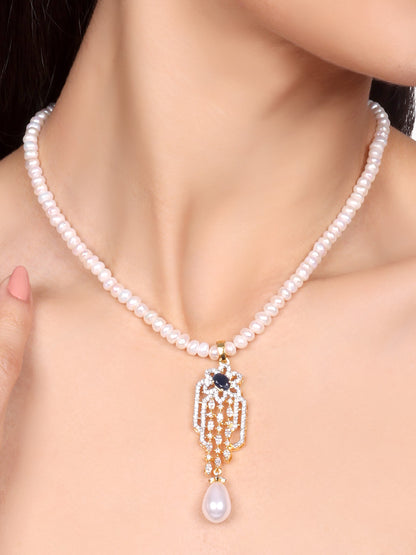 Sapphira Designer Pearl Necklace Set