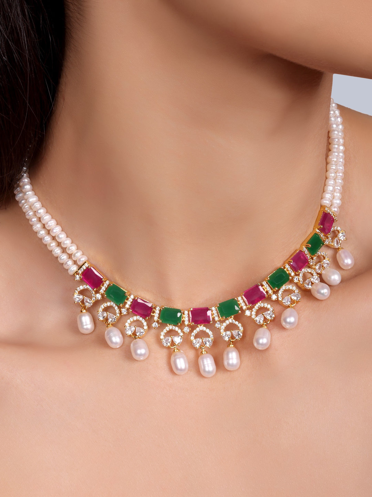Regalia Designer Pearl Necklace Set
