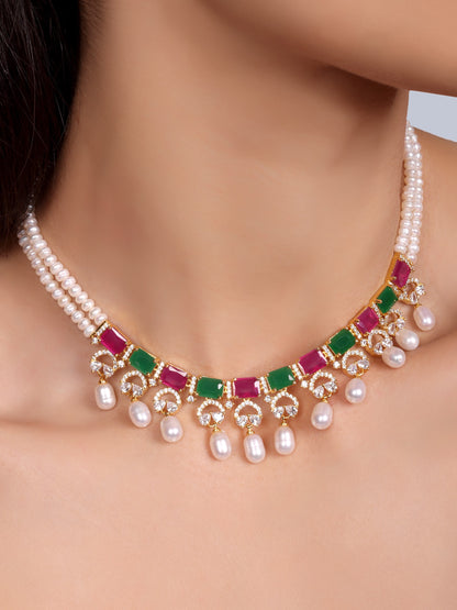 Regalia Designer Pearl Necklace Set