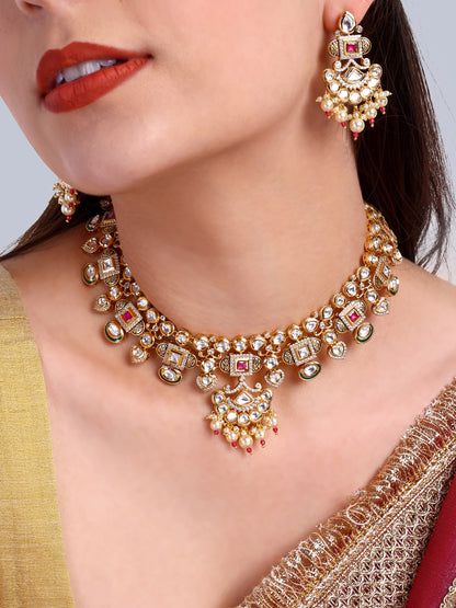 Kundan Prabha Designer Necklace Set