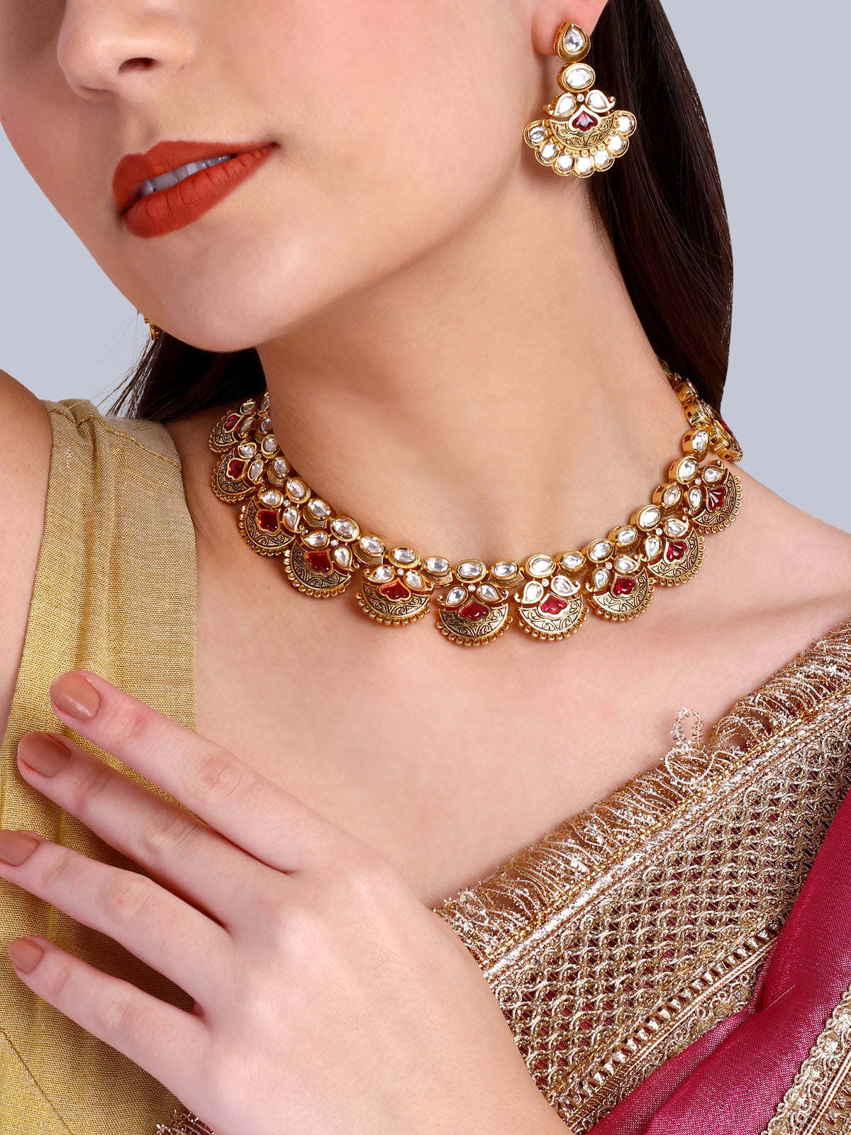 Rati Haar Kundan Designer Necklace set